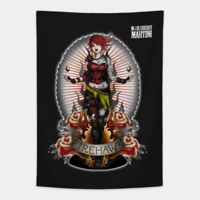 Fire Hawk Tapestry Official Borderlands Merch