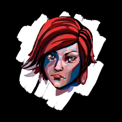 Lilith Portrait Borderlands Tapestry Official Borderlands Merch