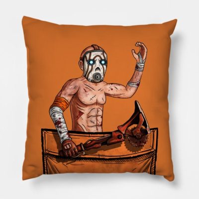 Pocket Psycho Borderlands Throw Pillow Official Borderlands Merch