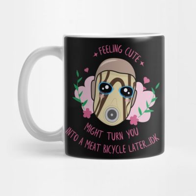 Borderlands Psycho Feeling Cute Dark Mug Official Borderlands Merch