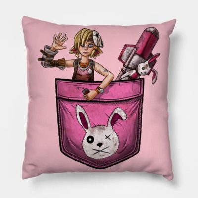 Pocket Tiny Tina Borderlands Throw Pillow Official Borderlands Merch