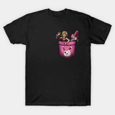 Pocket Tiny Tina Borderlands T-Shirt Official Borderlands Merch