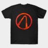 Vault Symbol Stitched Red Borderlands T-Shirt Official Borderlands Merch