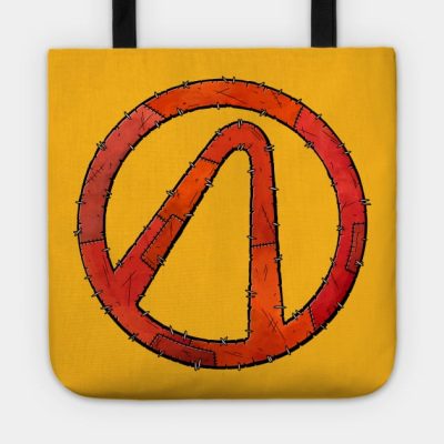 Vault Symbol Stitched Red Borderlands Tote Official Borderlands Merch