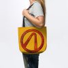 Vault Symbol Stitched Red Borderlands Tote Official Borderlands Merch