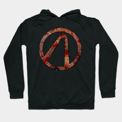 Vault Symbol Stitched Psycho Borderlands Hoodie Official Borderlands Merch