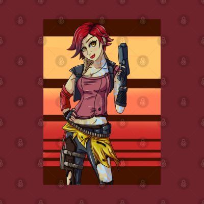 Borderlands Lilith Throw Pillow Official Borderlands Merch