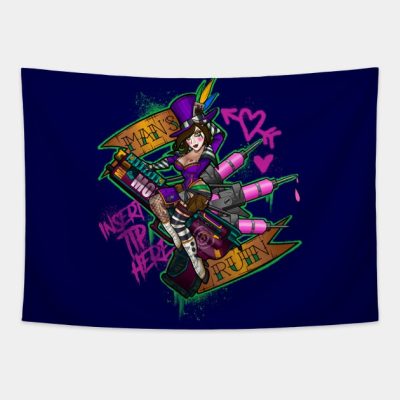 Borderlands Mad Moxxi Tapestry Official Borderlands Merch