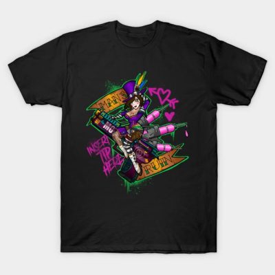 Borderlands Mad Moxxi T-Shirt Official Borderlands Merch