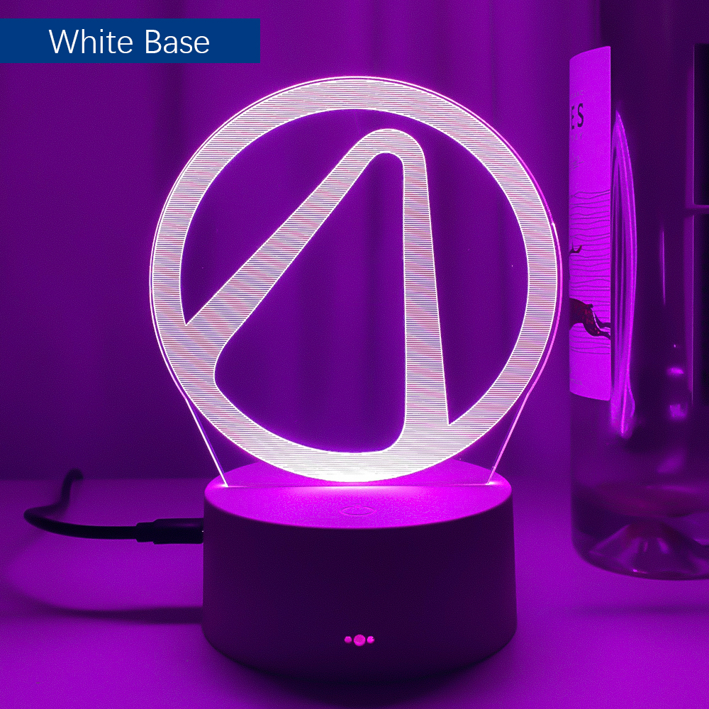 Borderlands Logo Night Lamp for Game Room Decoration Cool Event Prize of Game Store Color Changing 1 - Borderlands Merch