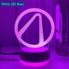 Borderlands Logo Night Lamp for Game Room Decoration Cool Event Prize of Game Store Color Changing 5 - Borderlands Merch