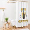 Claptrap Katakana Shower Curtain Official Borderlands Merch