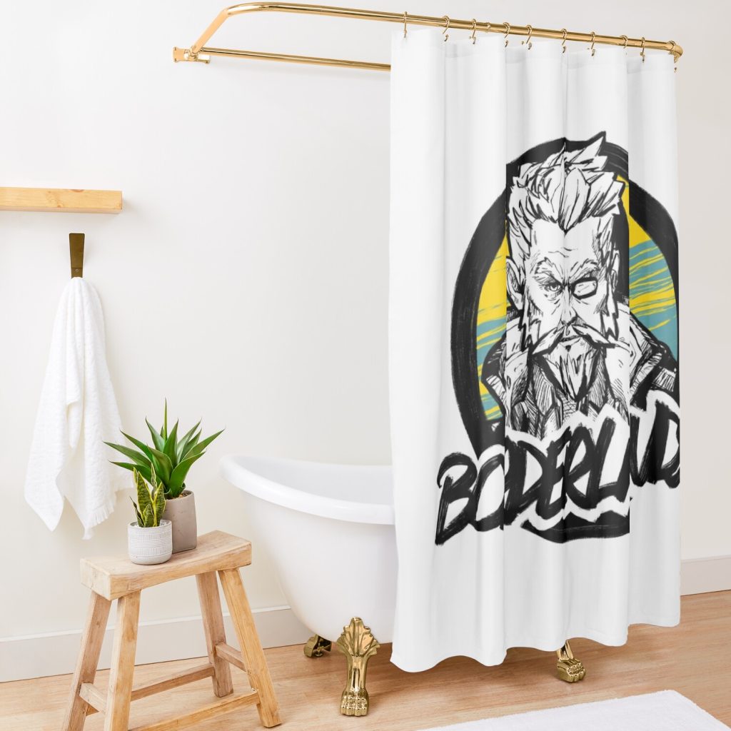 Zane - Borderlands Shower Curtain Official Borderlands Merch