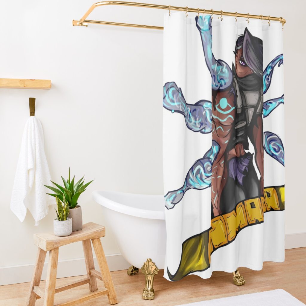 Amara Borderlands 3 Shower Curtain Official Borderlands Merch