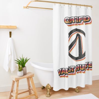 Borderlands Certified Vault Hunter Shower Curtain Official Borderlands Merch