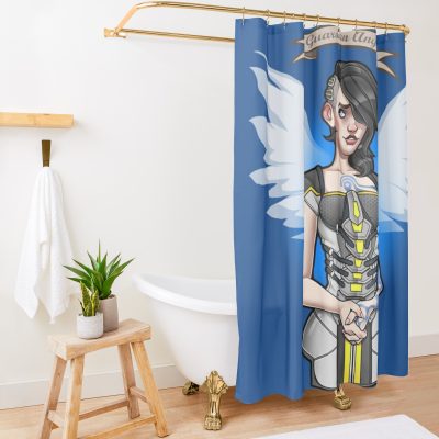 Guardian Angel | Borderlands 2 Shower Curtain Official Borderlands Merch