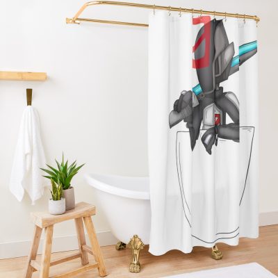 Borderlands Zer0 Pocket Shower Curtain Official Borderlands Merch