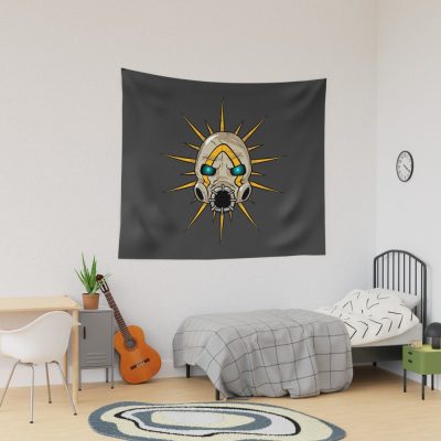 Borderlands Psycho Mask Iconography Tapestry Official Borderlands Merch