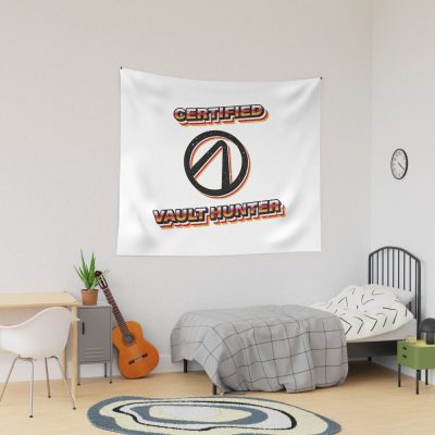 Borderlands Certified Vault Hunter Tapestry Official Borderlands Merch