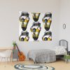 Borderlands Boombox Claptrap Tapestry Official Borderlands Merch