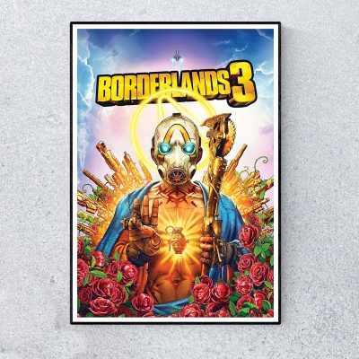 Borderlands 3 Cover Psycho Wall Art