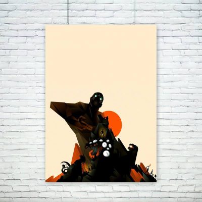 Borderlands On The Red Sun Wall Art