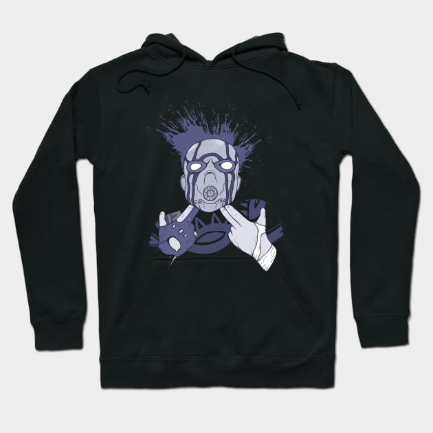 Blue Borderlands Psycho Shooting Hoodie