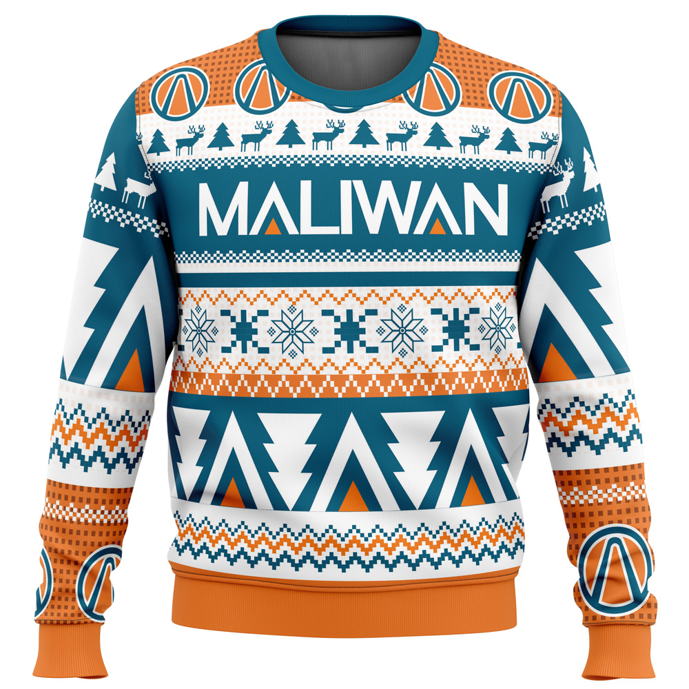 Borderlands Maliwan Ugly Christmas Sweater