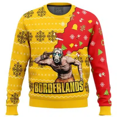 Borderlands Logo Red Ugly Christmas Sweater